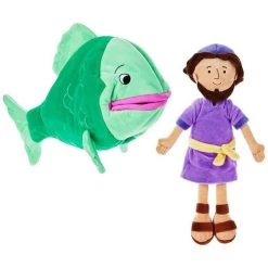 Hallmark Jonah And The Big Fish Stuffed Doll Set