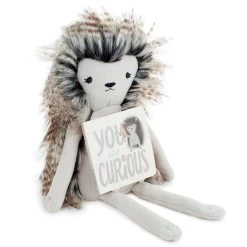 Hallmark MopTops Porcupine Stuffed Animal With You Are Curious Board Book