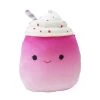 Squishmallow Cinnamon The Strawberry Frozen Yogurt Milkshake 14" Stuffed Plush By Kelly Toy