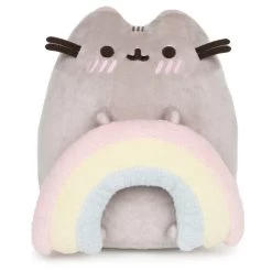 GUND Pusheen With Rainbow Stuffed Plush 9.5"