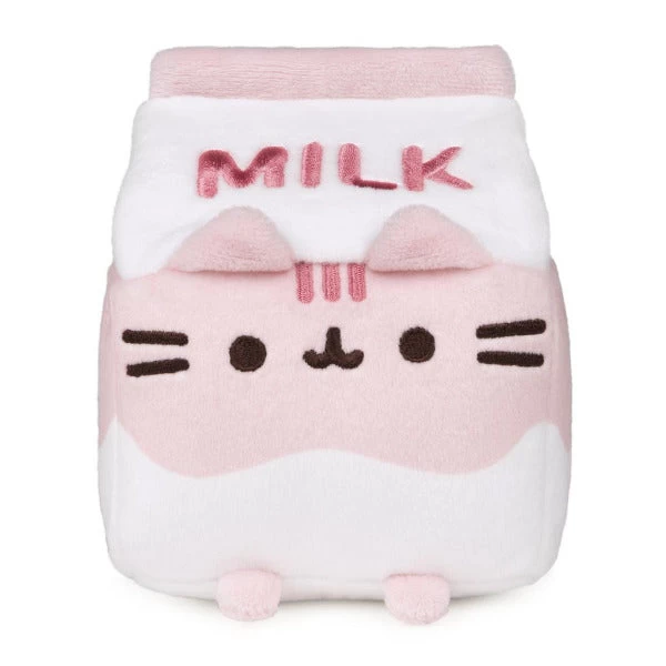 GUND Pusheen Strawberry Milk Plush Cat Stuffed Plush