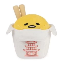 GUND Gudetama In Chinese Take Out Box 9.5" Stuffed Plush