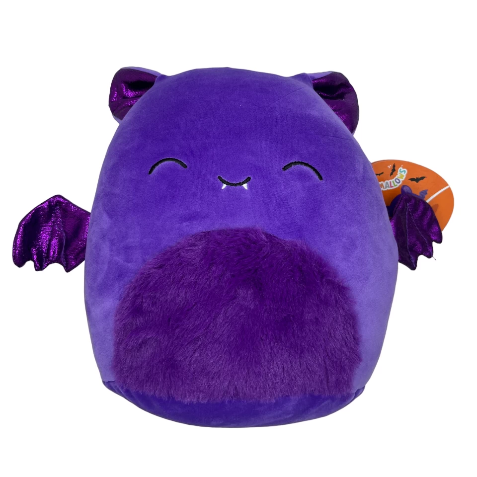 Halloween Squishmallow Blas The Bright Purple Bat 8" Stuffed Plush By Kelly Toy - Image 2
