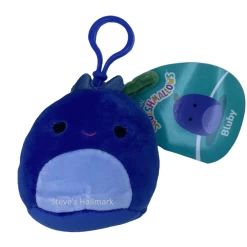 Squishmallow Bluby The Blueberry 3.5" Clip Stuffed Plush By Kelly Toy