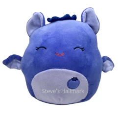 Squishmallow Bessie The Blueberry Bat 5" Stuffed Plush By Kelly Toy