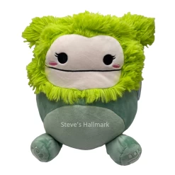 Squishmallow Bren The Green Bigfoot Yeti 12" Stuffed Plush By Kelly Toy