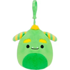 Halloween Squishmallow Callum The Green Monster 3.5" Clip Stuffed Plush By Kelly Toy