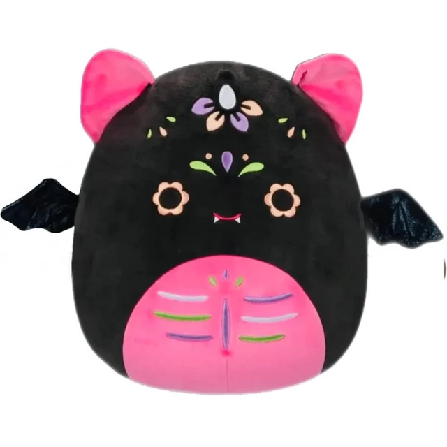 Halloween Squishmallow Dalia The Day Of The Dead Pink Bat 8" Stuffed Plush By Kelly Toy