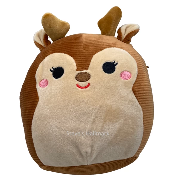 Christmas Squishmallow Darla Corduroy Reindeer With Blush 5" Stuffed Plush By Kelly Toy