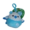 Christmas Squishmallow Duane The Frost Griffin With Snowflake 3.5" Clip Stuffed Plush By Kelly Toy