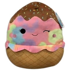 Squishmallow Glady The Rainbow Ice Cream Sundae 14" Stuffed Plush By Kelly Toy
