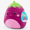 Squishmallow Glena The Eggplant 5" Stuffed Plush By Kelly Toy