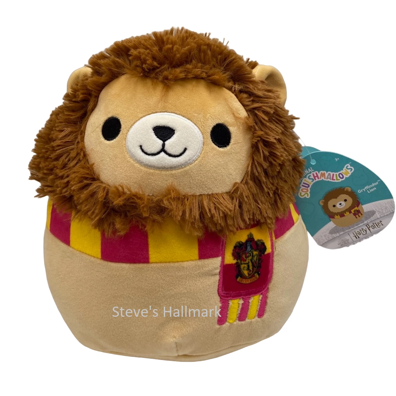 Squishmallow Harry Potter Gryffindor Lion 10" Stuffed Plush By Kelly Toy