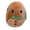 Christmas Squishmallow Jordan Corduroy Gingerbread With Bowtie 12" Stuffed Plush By Kelly Toy