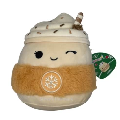 Christmas Squishmallow Joyce The Eggnog With Whipped Cream 5" Stuffed Plush By Kelly Toy