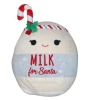 Christmas Squishmallow Arlene Milk For Santa With Candy Cane 12" Stuffed Plush By Kelly Toy