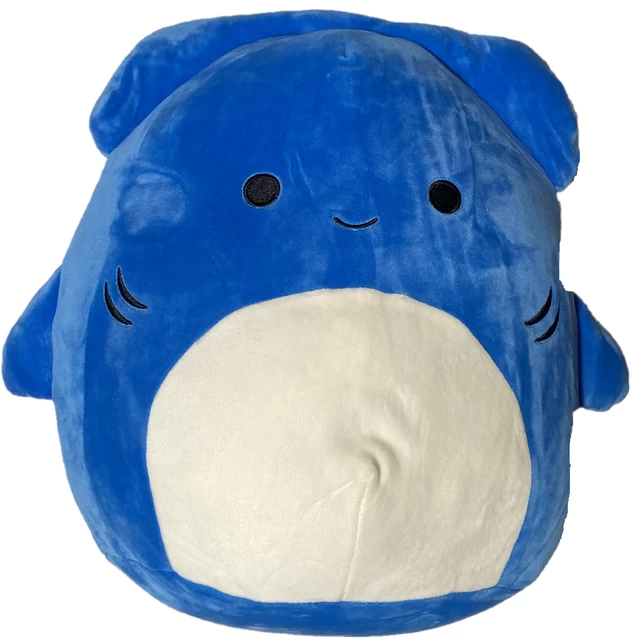 Squishmallow Nitro The Blue Hammerhead Shark 12" Stuffed Plush By Kelly Toy