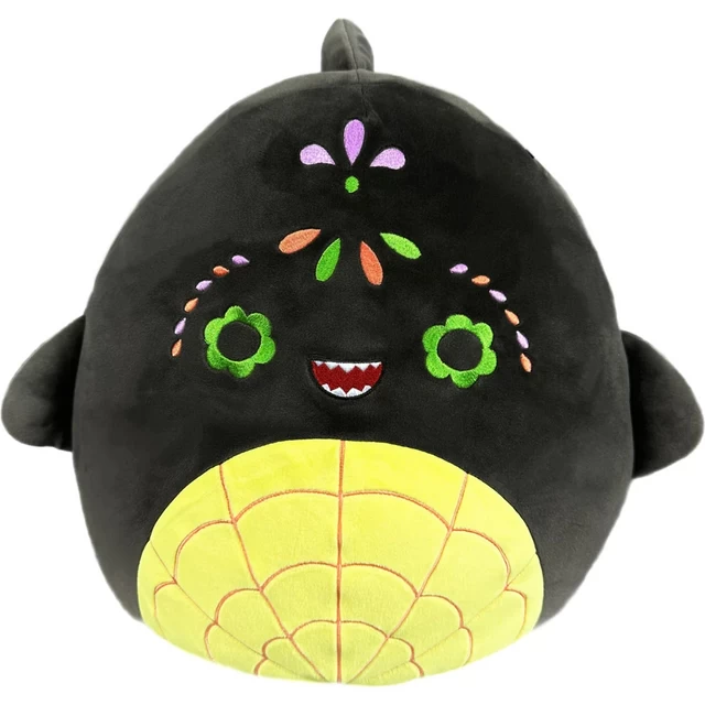Halloween Squishmallow Oceana The Day Of The Dead Shark 5" Stuffed Plush By Kelly Toy