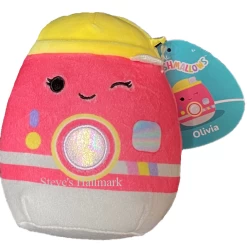 Squishmallow Olivia The Camera Tech Squad 8" Stuffed Plush By Kelly Toy