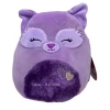 Valentine Squishmallow Pauletta The Purple Fox With Jewel Tone Fuzzy Belly 8" Stuffed Plush By Kelly Toy