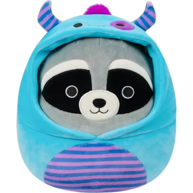 Halloween Squishmallow Rocky The Raccoon In Monster Costume 8" Stuffed Plush By Kelly Toy