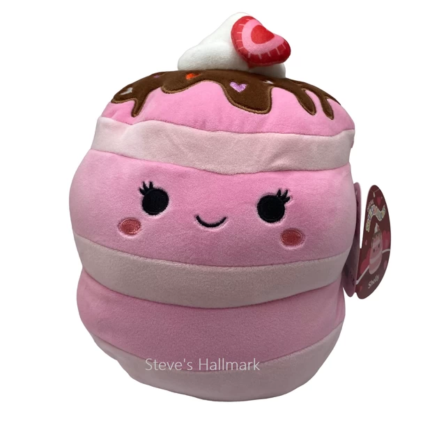 Valentine Squishmallow Shelly The Strawberry Pancakes With Toppings 12" Stuffed Plush By Kelly Toy