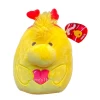 Valentine Squishmallow Woodstock With Heart Headband Holding Heart 8" Stuffed Plush By Kelly Toy