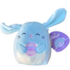 Easter Squishmallow Xin The Blue Bunny With Egg 5" Stuffed Plush By Kelly Toy