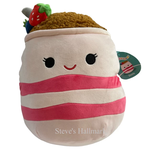 Squishmallow Zosia The Yogurt Parfait Breakfast 8" Stuffed Plush By Kelly Toy