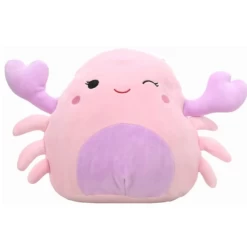Squishmallow Casmina The Pink Crab 12" Stuffed Plush By Kelly Toy