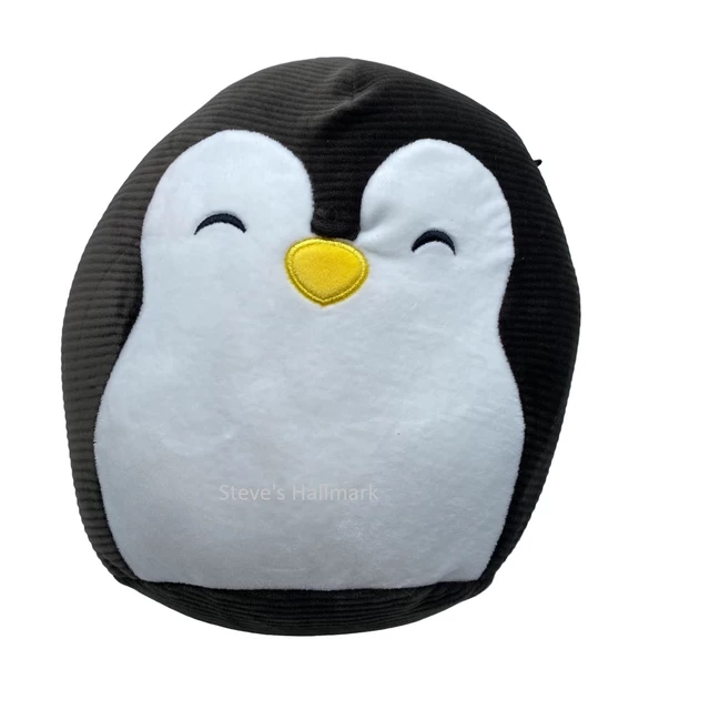 Christmas Squishmallow Luna Corduroy Black And White Penguin 12" Stuffed Plush By Kelly Toy