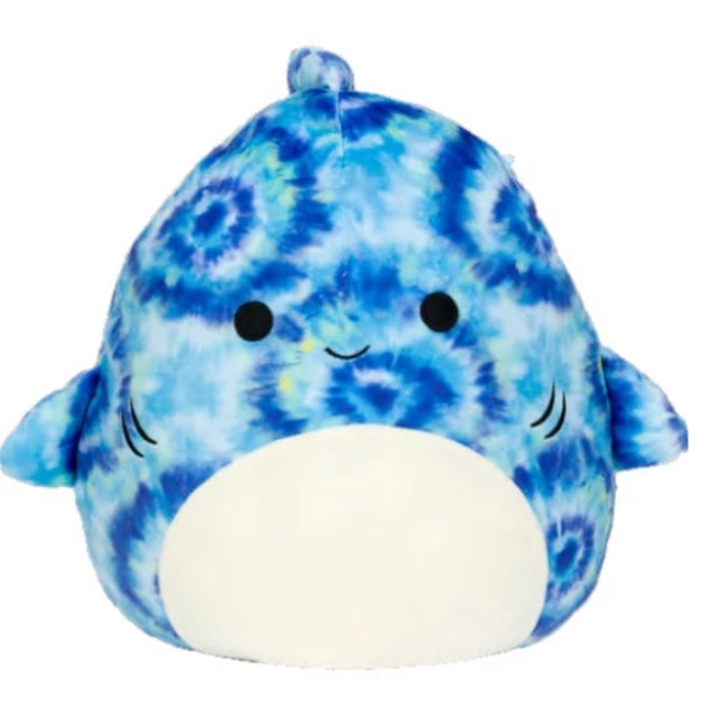 Squishmallow Luther The Blue Shark 12" Stuffed Plush By Kelly Toy