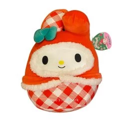 Christmas Squishmallow Sanrio My Melody In Red Gingham Outfit 8" Stuffed Plush By Kelly Toy
