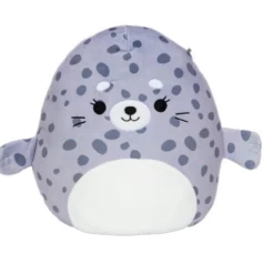 Squishmallow Odile The Gray Seal 12" Stuffed Plush By Kelly Toy