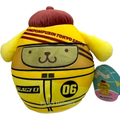 Squishmallow Sanrio Pompom Purin Tokyo Racer 8" Stuffed Plush By Kelly Toy