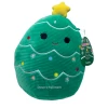 Christmas Squishmallow Leama Corduroy Christmas Tree With Gold Star 8" Stuffed Plush By Kelly Toy
